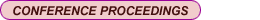 CONFERENCE PROCEEDINGS